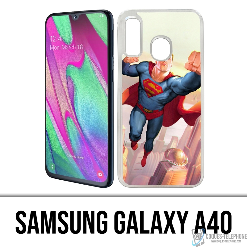 Coque Samsung Galaxy A40 - Superman Man Of Tomorrow