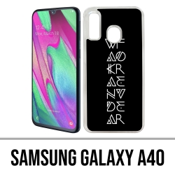 Coque Samsung Galaxy A40 - Wakanda Forever