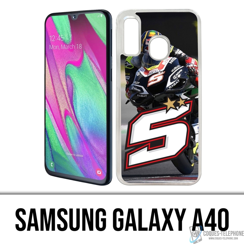 Coque Samsung Galaxy A40 - Zarco Motogp Pilote