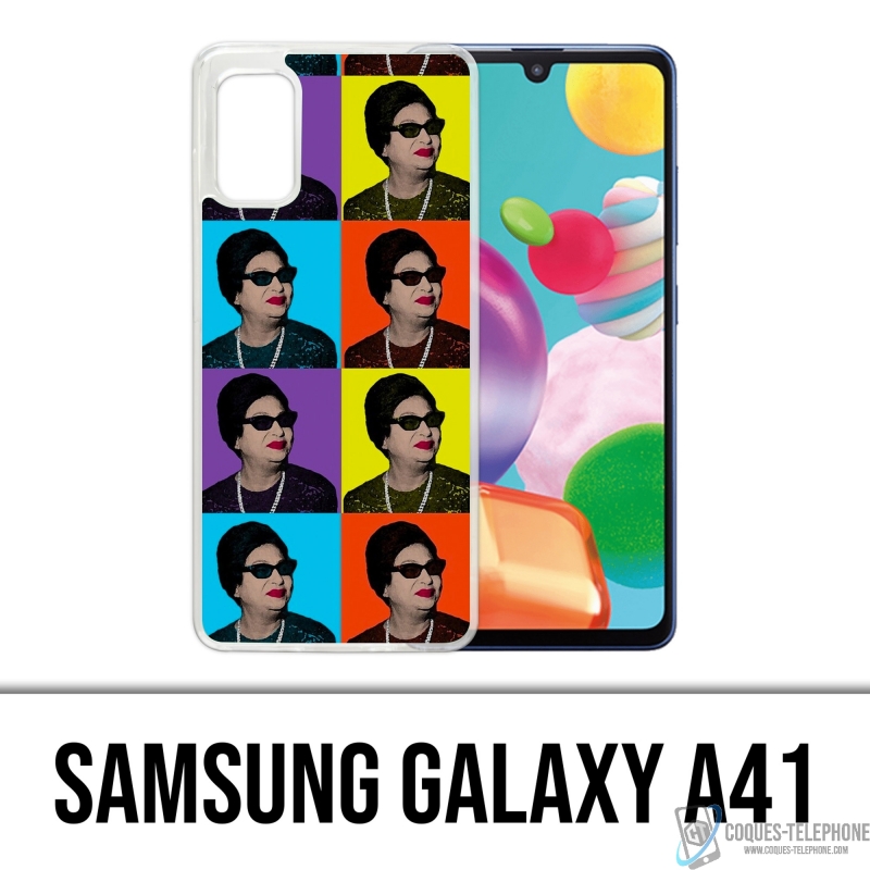 Samsung Galaxy A41 Case - Oum Kalthoum Colors