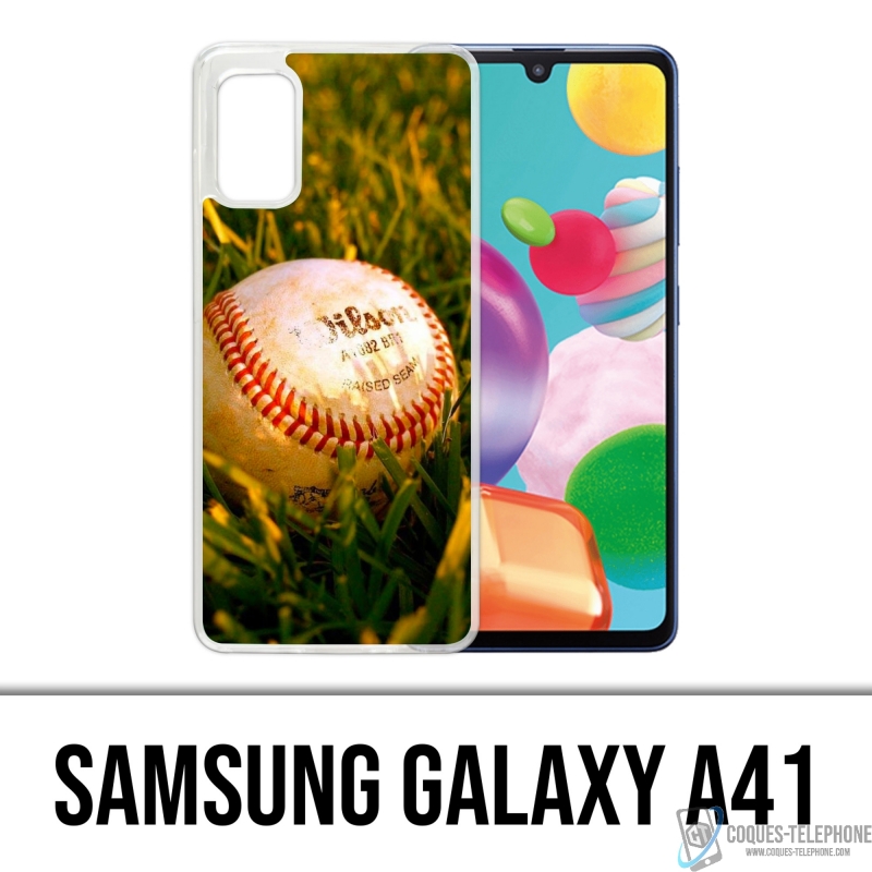 Samsung Galaxy A41 Case - Baseball