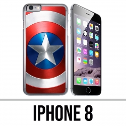 Funda iPhone 8 Avengers Capitán América - Escudo