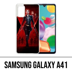 Samsung Galaxy A41 Case - Black Widow Poster