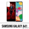 Samsung Galaxy A41 Case - Black Widow Poster