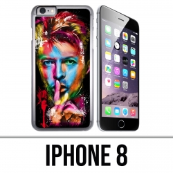 Coque iPhone 8 - Bowie Multicolore