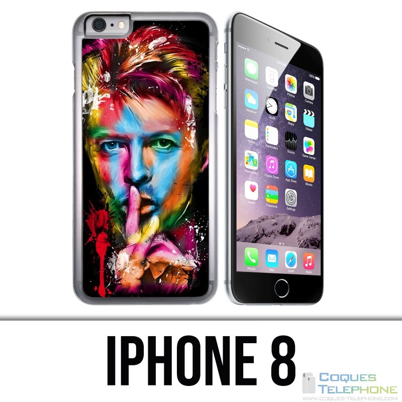 Custodia per iPhone 8 - Bowie Multicolor