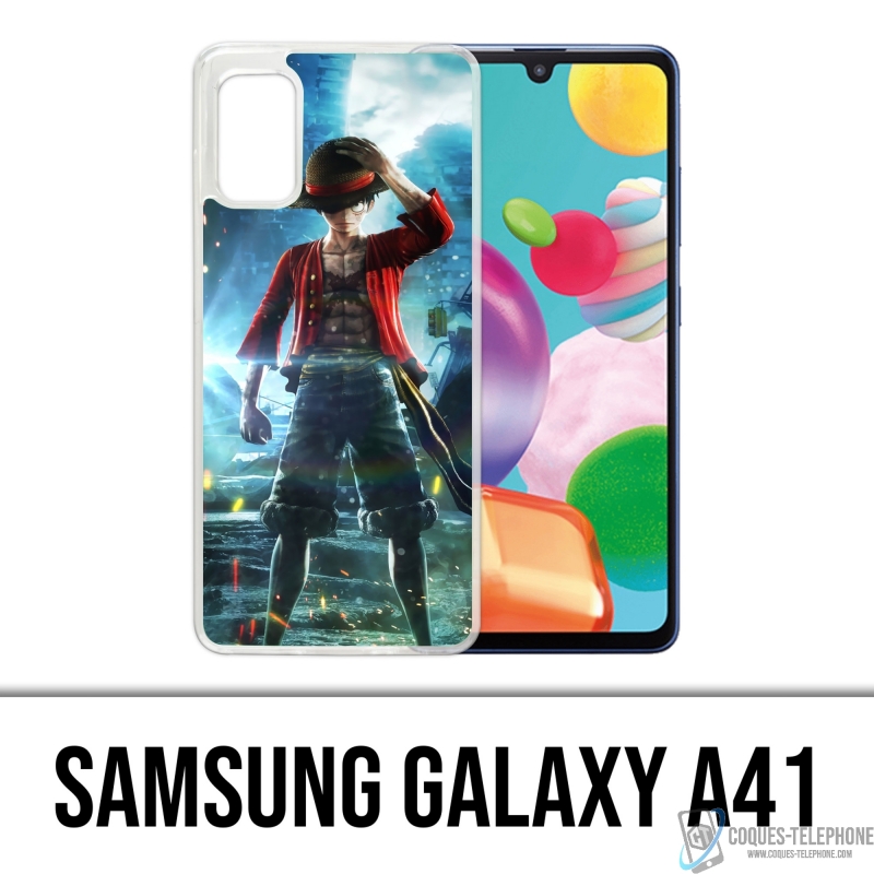 Custodia per Samsung Galaxy A41 - One Piece Rufy Jump Force