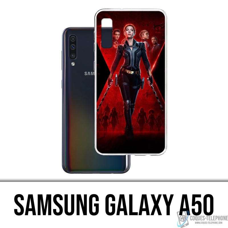 Samsung Galaxy A50 Case - Black Widow Poster