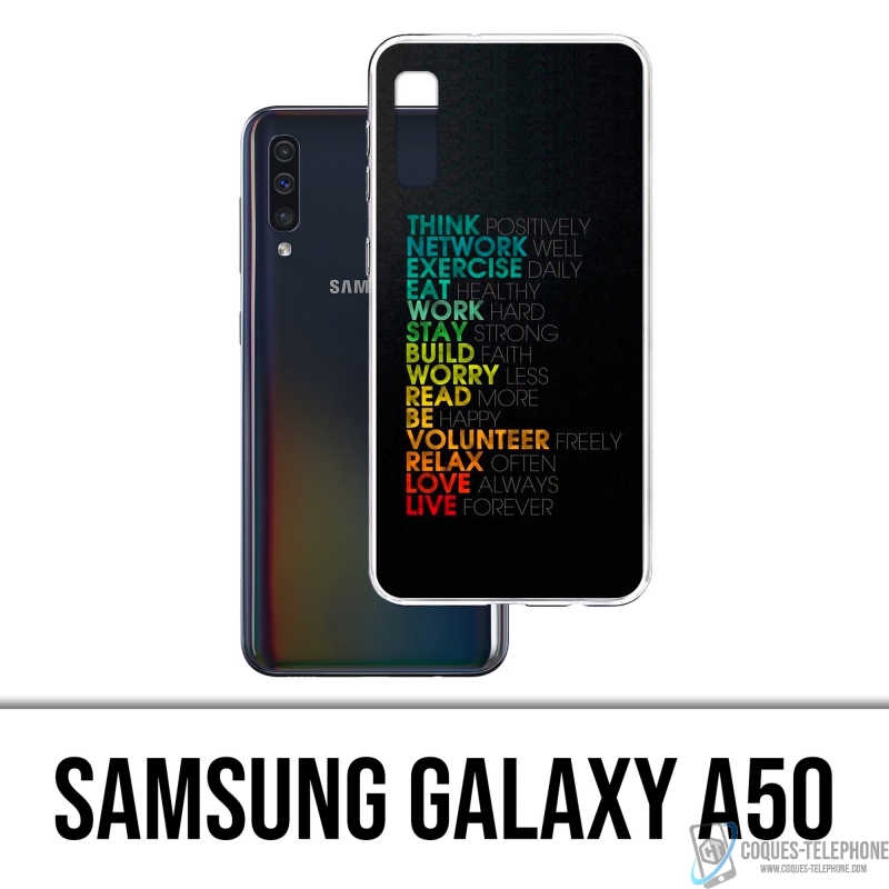 Samsung Galaxy A50 Case - Tägliche Motivation