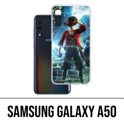 Custodia per Samsung Galaxy A50 - One Piece Rufy Jump Force