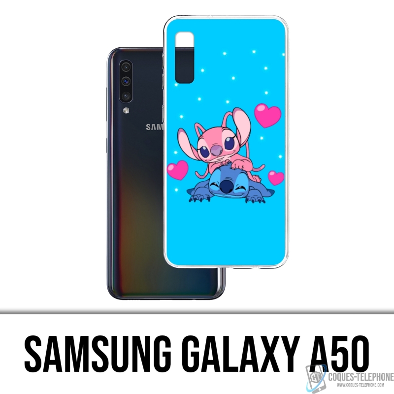 Samsung Galaxy A50 case - Stitch Angel Love