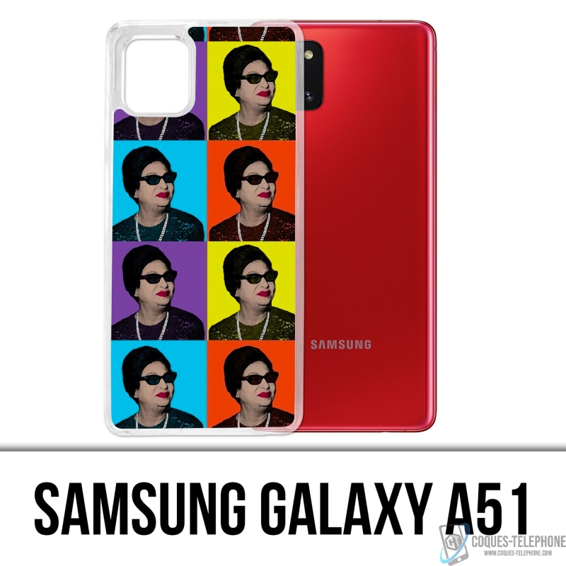 Samsung Galaxy A51 case - Oum Kalthoum Colors