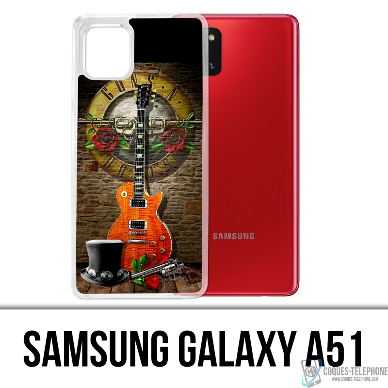Coque Samsung Galaxy A51 - Guns N Roses Guitare