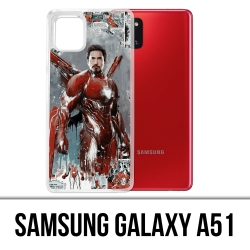 Samsung Galaxy A51 case - Iron Man Comics Splash