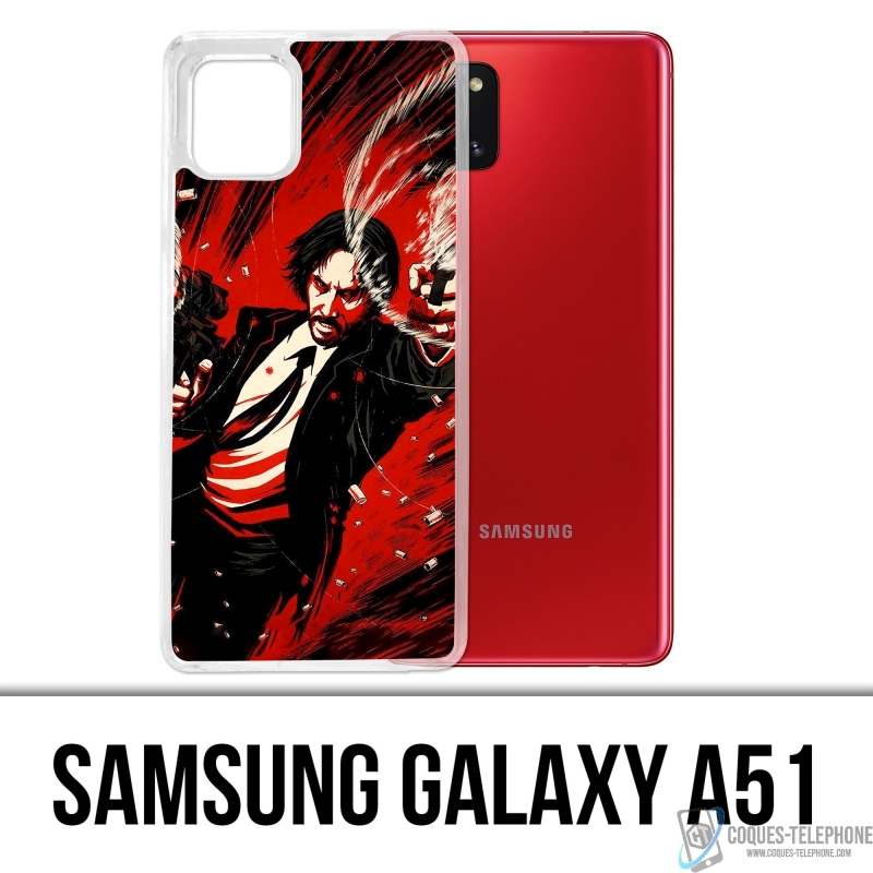 Samsung Galaxy A51 case - John Wick Comics