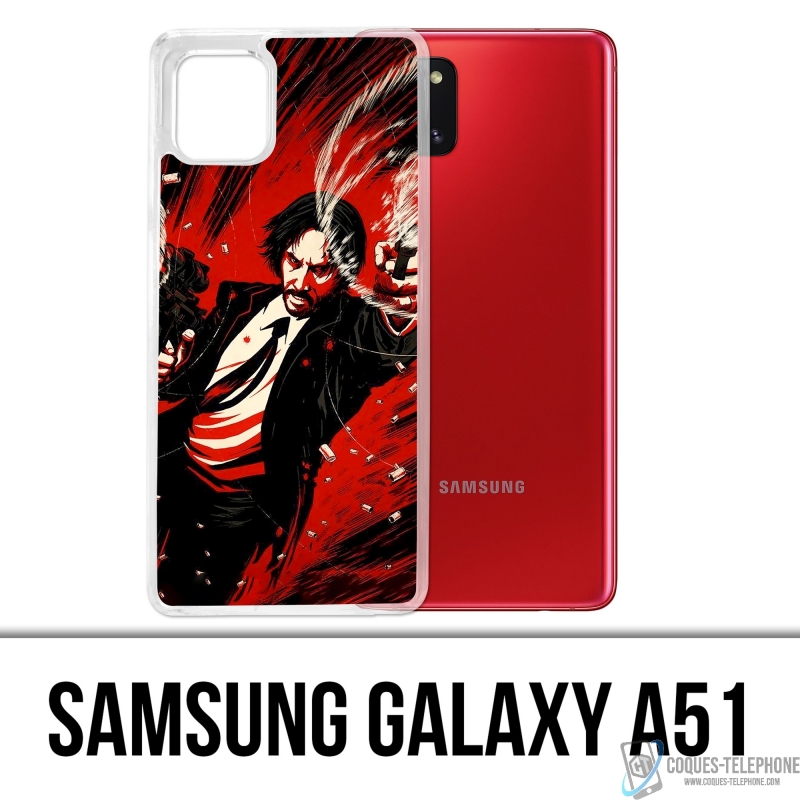 Samsung Galaxy A51 Case - John Wick Comics
