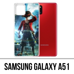 Custodia per Samsung Galaxy A51 - One Piece Rufy Jump Force