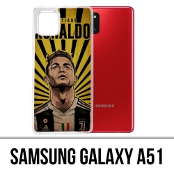 Custodia per Samsung Galaxy A51 - Poster Ronaldo Juventus