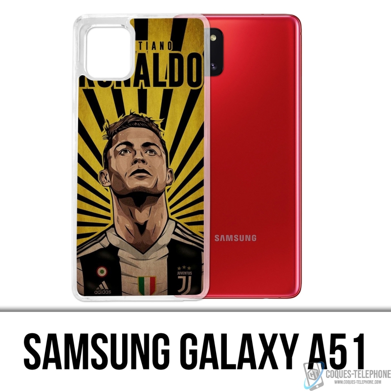 Samsung Galaxy A51 Case - Ronaldo Juventus Poster