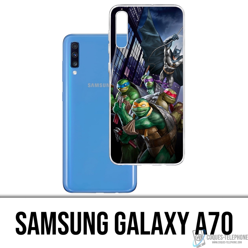Samsung Galaxy A70 Case - Batman Vs Teenage Mutant Ninja Turtles