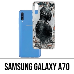 Samsung Galaxy A70 Case - Black Panther Comics Splash