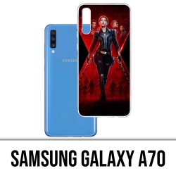 Samsung Galaxy A70 Case - Black Widow Poster