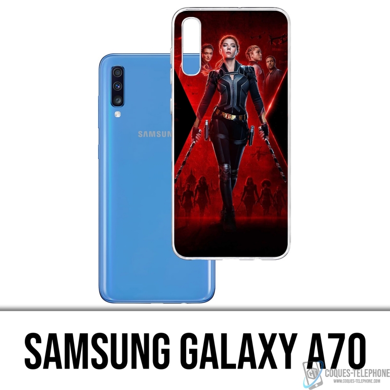 Custodia per Samsung Galaxy A70 - Poster Vedova Nera