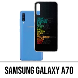 Samsung Galaxy A70 Case - Tägliche Motivation