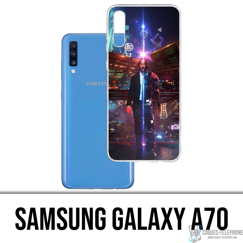 Coque Samsung Galaxy A70 - John Wick X Cyberpunk