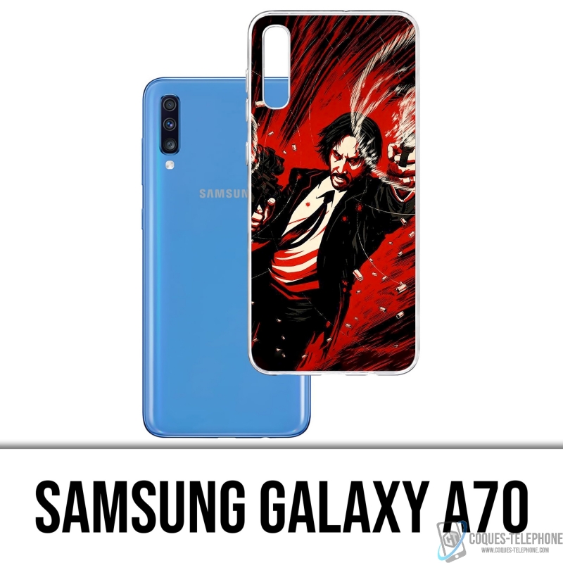 Samsung Galaxy A70 case - John Wick Comics