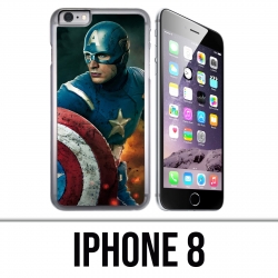 Coque iPhone 8 - Captain America Comics Avengers