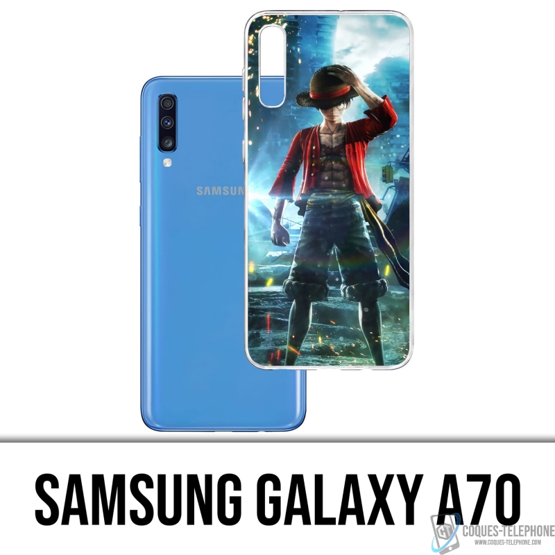Samsung Galaxy A70 Case - One Piece Ruffy Jump Force