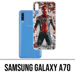 Custodia per Samsung Galaxy A70 - Spiderman Comics Splash