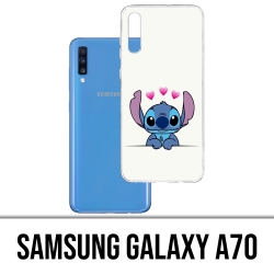 Coque Samsung Galaxy A70 - Stitch Amoureux