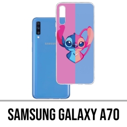 Custodia per Samsung Galaxy A70 - Stitch Angel Heart Split