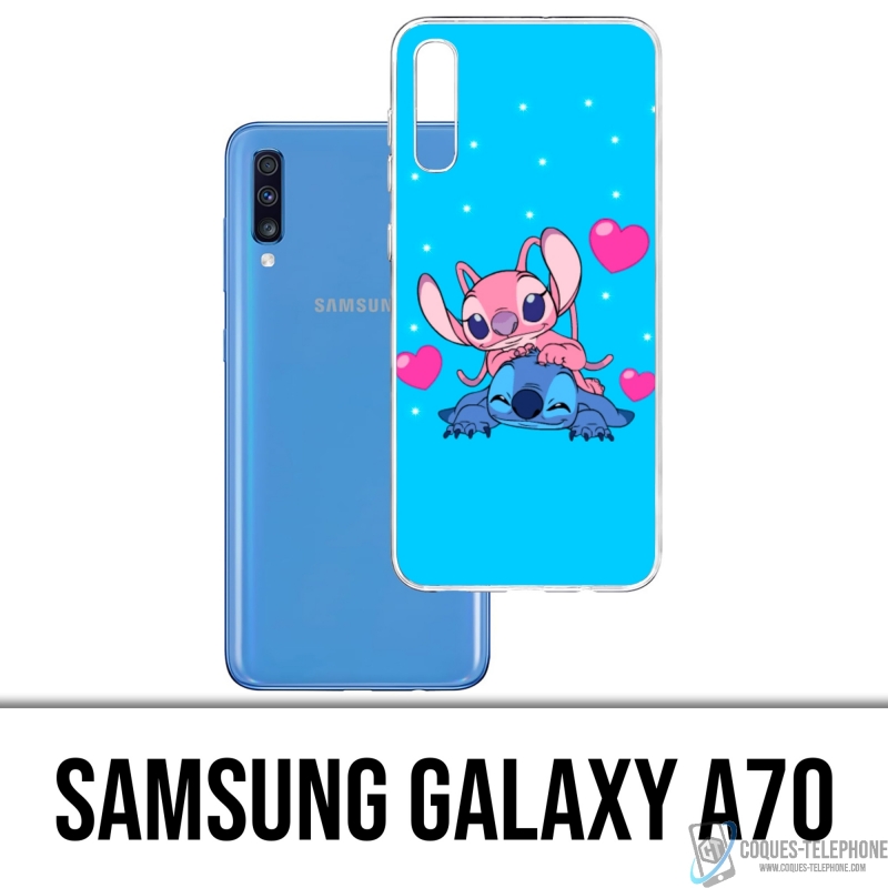 Samsung Galaxy A70 Case - Stitch Angel Love