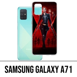 Custodia per Samsung Galaxy A71 - Poster Vedova Nera