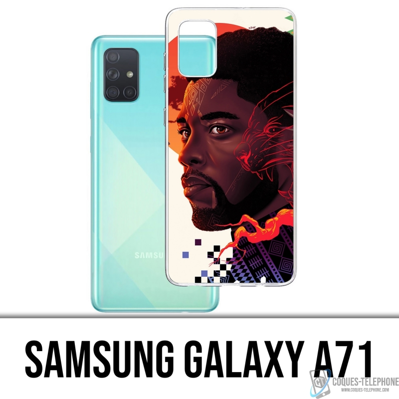 Coque Samsung Galaxy A71 - Chadwick Black Panther