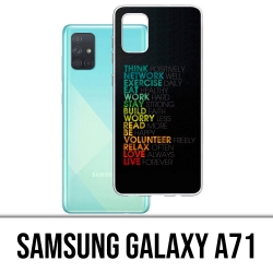 Samsung Galaxy A71 Case - Tägliche Motivation