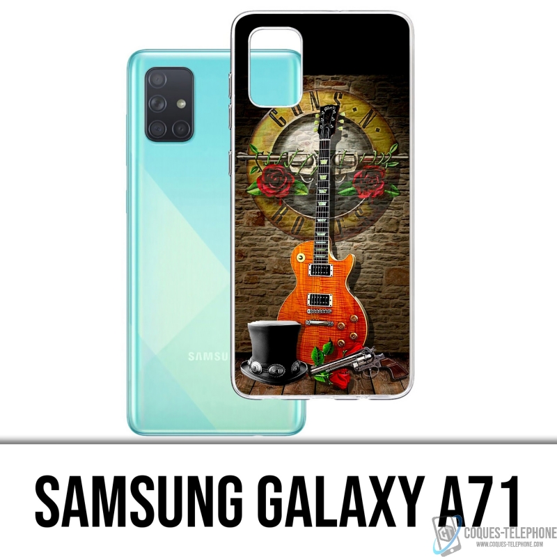 Coque Samsung Galaxy A71 - Guns N Roses Guitare