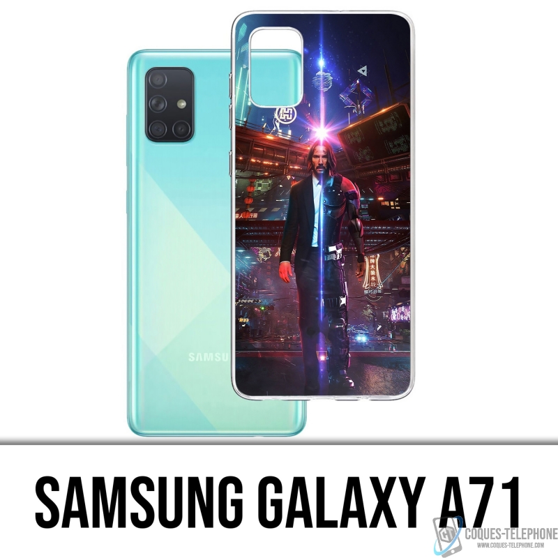 Custodia per Samsung Galaxy A71 - John Wick X Cyberpunk
