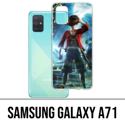 Custodia per Samsung Galaxy A71 - One Piece Rufy Jump Force
