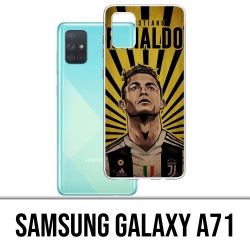 Custodia per Samsung Galaxy A71 - Poster Ronaldo Juventus