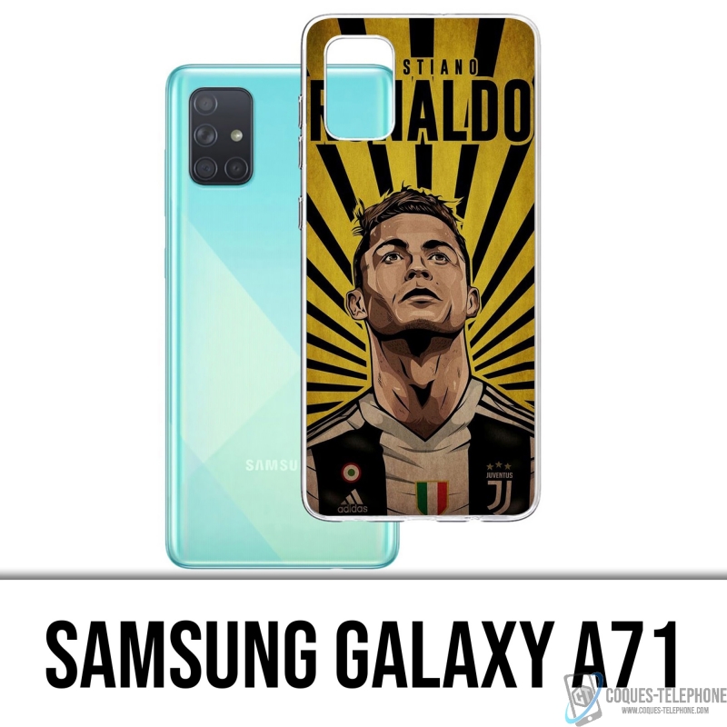 Custodia per Samsung Galaxy A71 - Poster Ronaldo Juventus