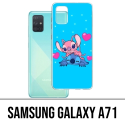 Samsung Galaxy A71 Case - Stitch Angel Love