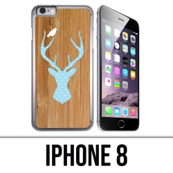Custodia per iPhone 8 - Cervo di legno
