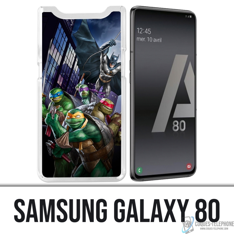 Custodia per Samsung Galaxy A80 / A90 - Batman vs Teenage Mutant Ninja Turtles