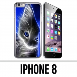 Coque iPhone 8 - Chat Blue Eyes