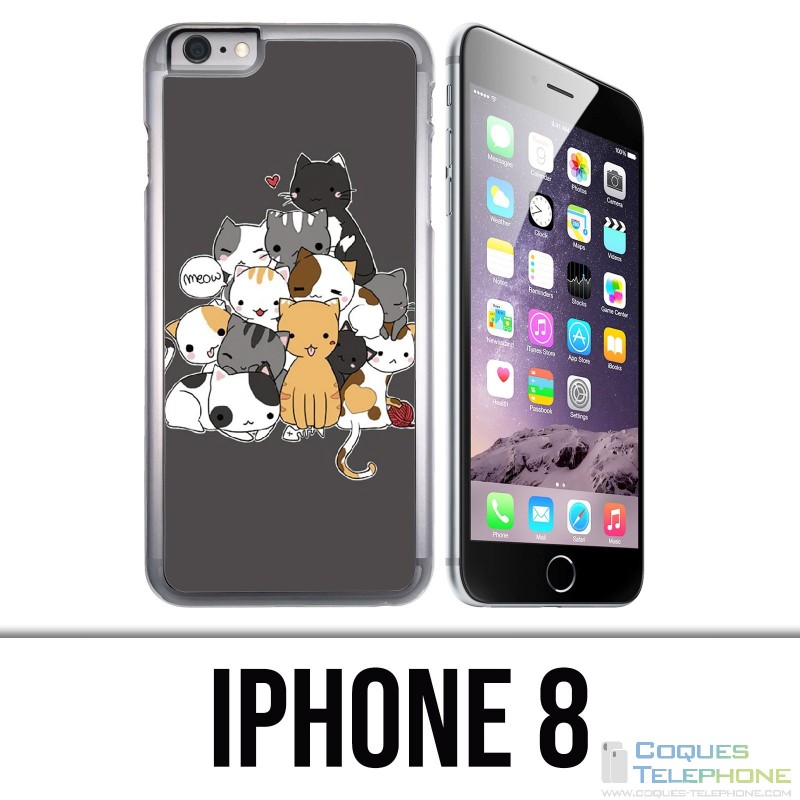IPhone 8 case - Chat Meow