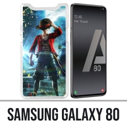 Custodia per Samsung Galaxy A80 / A90 - One Piece Rufy Jump Force
